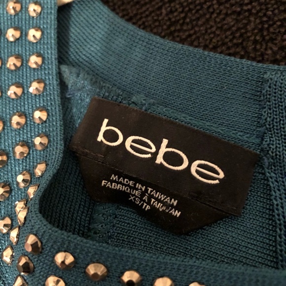 Bebe teal bandage dress - Picture 5 of 5